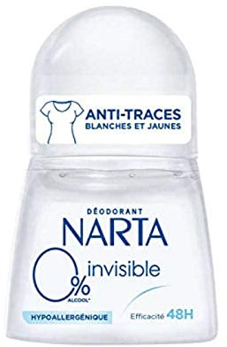 Narta Desodorante para mujer de 48 h Hypoallegénico, 50 ml