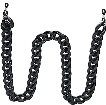 Chaînes de Lunettes élastiques Sangle de Support de Lunettes de Lecture Sangle de Lunettes de Style Simple Chaîne de Lunettes de Antidérapante Longe de Lunettes de (10 * 7 *