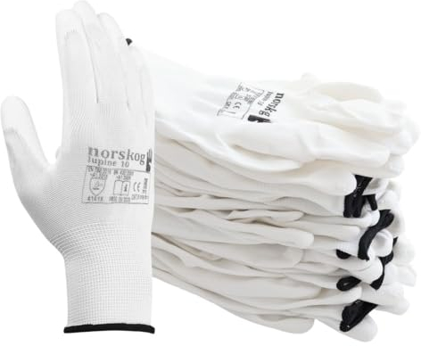 norskog Lupine Arbeitshandschuhe Lederhandschuhe Herren Handschuhe Schutzhandschuhe Gartenhandschuhe Montagehandschuhe Bauhandschuhe Lagerhaus Garten Baustelle 12 Paare Gr.10