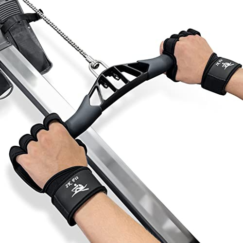 2K Fit Rowing Machine Gloves (Large) - Perfect Rowing Grips for Erging, Sculling, Crew, Kayak, Canoe, Weightlifting, Gym Workout