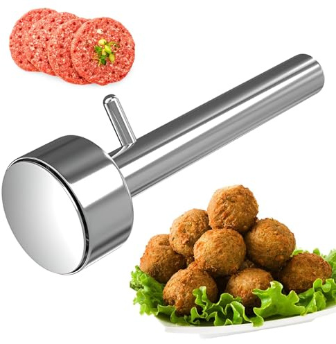 Falafel Scoop, Non-Stick Falafel-boll, köttbullar och köksprylar, rak sked, droppe (storlek S)