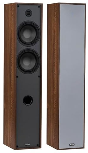 Dayton Audio Classic T65 Floor-Standing Tower Speaker Pair (Wood)