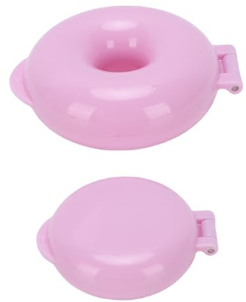 Hztyyier Donut Cake Pop Press Molde Donut Cake Pop Maker Molde Cake Pop Pop Molde Mold de Plástico PLA PLA para Bakery Party Wedding With Basting Uso Professional Diseño (PINK)