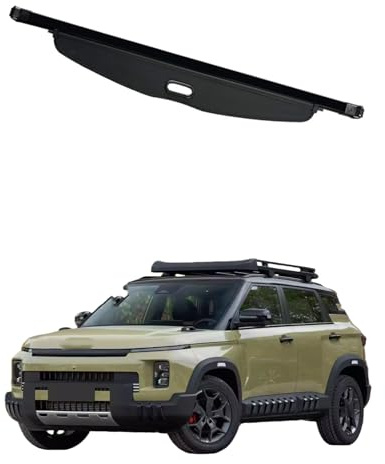 Car Rear Trunk Retractable Cargo Cover for Geely Cowboy 2025,Retractable Security Luggage Storage Mat Partition Privacy Shades Rack Cargo Pad Covers,Canvas