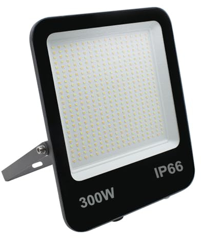 Faro Proiettore a LED 220V 300W IP66 da Esterno con Switch Luce 3000k-4200k-6400k