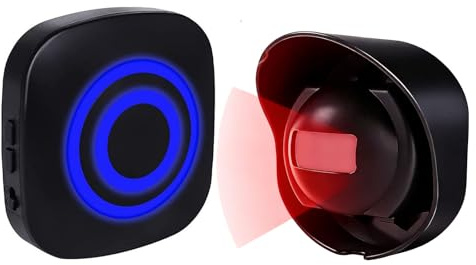 SiegenPro Sensore Di Movimento Wireless, Allarme campanello wireless Kit di Allarme con Sensori di Movimento Infrarossi per Casa, Ufficio, appartments