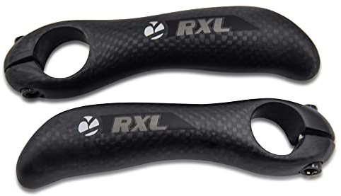 RXL SL terminali mManubrio bici appendici manubrio carbonio 22.2mm estremità del manubrio della mountain bike 3K opaco bar end per manubrio mtb 1 paio grigio