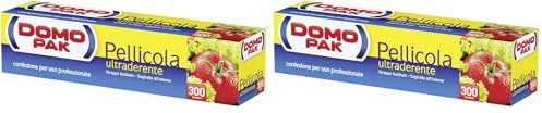 Domopak Pellicola Ultraderente, 300m (Confezione da 2)