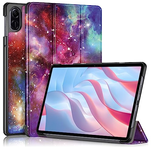 TOPCASE Magnetiskt smalt fodral kompatibelt med Honor Tab X9/X8 11,6 tum surfplatta tredelat fodral med stativfunktion, Galaxy