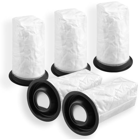 SHUOMAO Quick Pods Hoover Bags Compatible with Henry Numatic Henry Quick Stick Vacuum Cleaner NQ100 Hen 100,Microfiber 5 Layer Filtration(5-PACK)