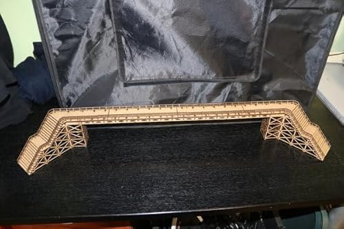 AT-BA Modellbau 220157 Slotcar Puente 4 carriles, carril de 16,5 mm, escala 1:43, 965 x 124 x 170 mm (largo x ancho x alto)