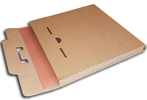 30 SCATOLE CARTONE RIGIGO KRAFT - PER SPEDIRE 1-3 DISCHI VINILI LP 33 Giri (12 Pollici)