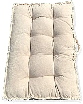 U-A Floor Cushions Sitting Pillow, Thick Meditation Pillow for Sitting on Floor，Solid Square Floor Pillow for Kids Reading Nook,Yoga Living Room Sofa Balcony Outdoor,31x22 Inch