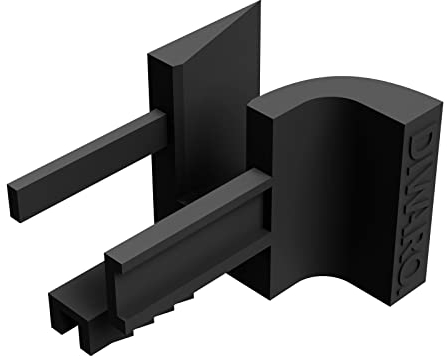 DIWARO. Einlauftrichter 49 x 40 mm | Sonderanfertigung | Paar | weiß, schwarz oder braun (schwarz)