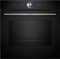 Bosch HMG7361B1, Serie 8 smarter Einbau-Backofen mit Mikrowellenfunktion, 60 x 60 cm, Made in Germany, Schwarz, Air Fry, Digitaler Bedienring, Touchdisplay, Automatikprogramme, Reinigungsunterstützung
