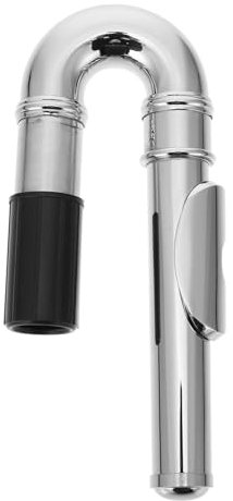 SAFIGLE 1Stk Flötenmundstück querflöte zubehör Flötenzubehör für Musikinstrumente manueller Ellbogen Ersatz- austauschbar Ersatzkopf vernickelt versilbert