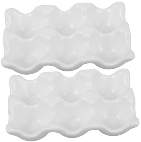 Mipcase Grille À Œufs Porte-Œufs Pour Réfrigérateur Porte-Coquetier Plateau À Œufs Porte-Œufs Plateau Tasse Coquetier En Céramique Porte-Œufs Créatif Panier À Œufs De Poulet