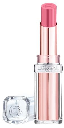 L'Oréal Paris Rouge à lèvres hydratant, baume in Lipstick avec finition naturelle, Color Riche Glow Paradise, 115 Rose Euphorique