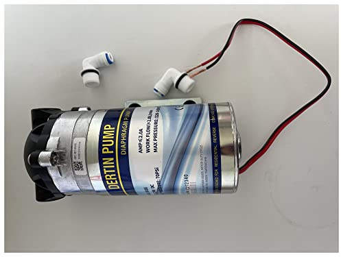 Impianto ad osmosi inversa, Parti del filtro dell'acqua Pompa booster for filtrazione dell'acqua con connettore da 2 pezzi for macchina ad osmosi inversa for depuratore d'acqua da 400 GPD 600GPD