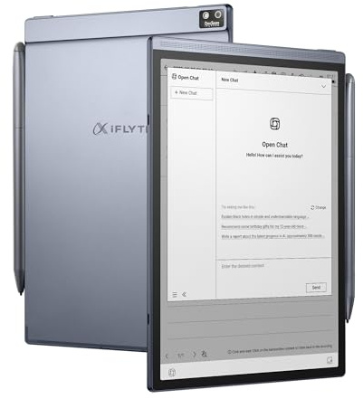 iFLYTEK AINOTE Air 2, tablet AI da 8,2 pollici AI per prendere appunti, taccuino digitale con penna, trascrizione voce-testo, programma minuti riunioni multilingue