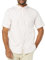 Amazon Essentials Men's Slim-Fit Short-Sleeved Stretch Oxford Shirt with Pocket, Pale Pink, XL