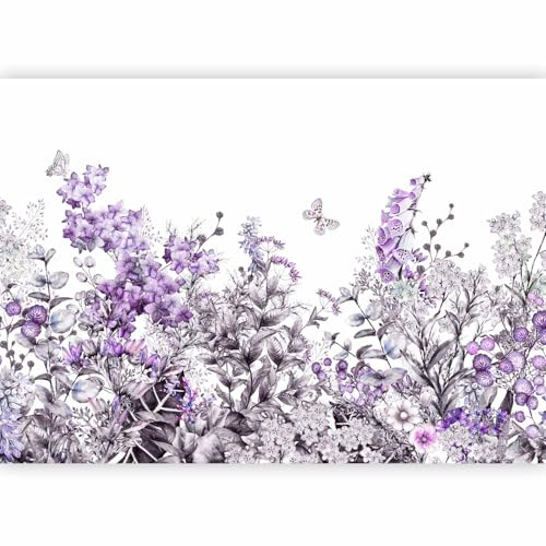 artgeist Wall Mural Flowers 177x124 in - Non-Woven Wallpaper Fleece Wall Decor Photo Print Picture Image Design Nature Meadow Plant Motif Colorful b-B-10083-a-c
