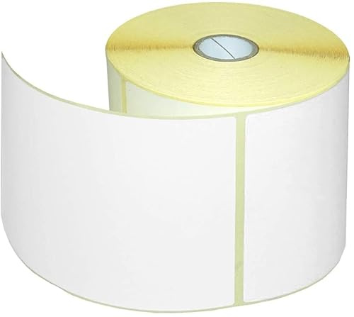 Netuno 10 Rollen Thermo-Etiketten 100 x 150 mm 500 Stück Versandetiketten mit Perforation permanent haftend selbstklebende Etiketten für Thermodrucker Logistik Papieretiketten Thermodruck 10 x 15 cm