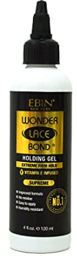 EBIN NEWYORK WONDER LACE BOND HOLDING GEL - SUPREME HOLD (4oz/ 120ml)