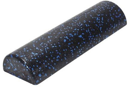 Badiman Half Round Pilates Foam Roller 45cm Length Portable Yoga Column for