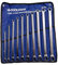 10pc Aviation Ratchet Spanner Wrench Set Extra Long Double Ring Gear by Toolzone