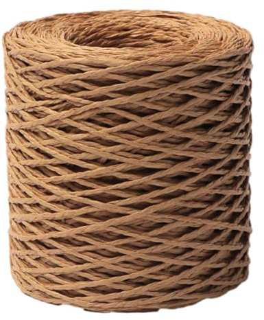 Nastro per rafia, filato per uncinetto, 150 m, per borse da spiaggia, cappelli, decorazione per tessitura artigianale