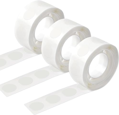 Balloon Glue Dots 750pcs Large, Extra Strong Removable Glue Dots Double Sided Adhesive Point Tape Balloons Dots Stickers for Birthday Party Wedding Christmas Decorations DIY ( Dot Diameter:12mm)