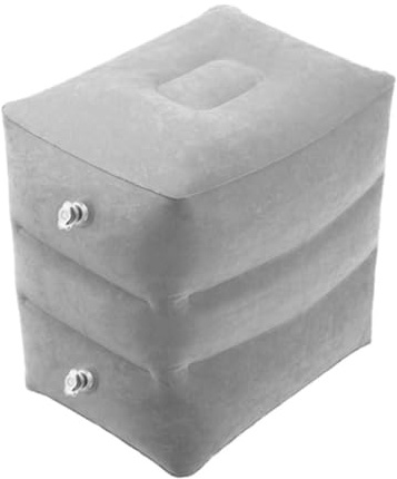 TOYANDONA Inflatable Foot Pad Comfortable Leg Pillows Wear-resistant Travel Essentials for Flying Airplane Leg Rest