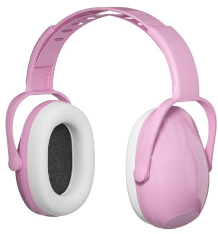 SonicShop ColorCaps - Protectores auditivos para niños a partir de 3 años, 26 dB, protección contra el ruido para los oídos de los niños, crecimiento de 3 a 15 años, almohadillas suaves, protección