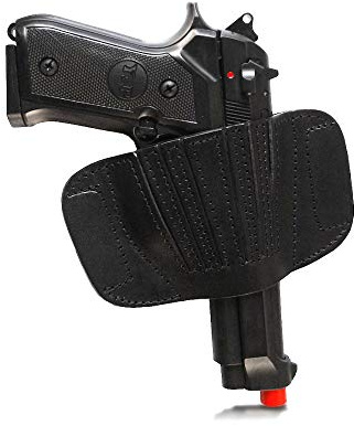 Fondina Vega cuoio elastico FA110 per pistola large auto serie FA1 - Destra