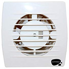 Vivahogar Extractor BAÑO Muro-Techo 100MM 15W Plano BL BATH100