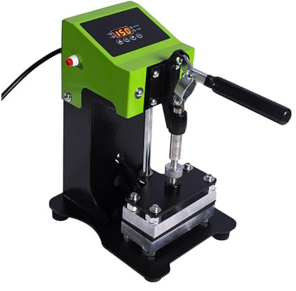 Beachtiful Manuelle Wärmepresse, Tragbare Wärmepresse mit 1 Tonne, 6 x 12 cm, Doppelheizplatte, zum Verkleben von T-Shirts, Trocknen von Blumen und Pflanzen