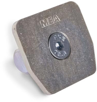 ATTAS MEA - Cierre de tubo tipo 1 – Tapa para carriles – Ajuste perfecto y protección contra la suciedad – Acabado estético para puertas correderas y correderas