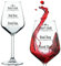 FLOW Barware Calice da vino “Buona giornata, brutta giornata, non chiedere”| Divertente bicchiere di vino novità | Regalo per gli amanti del vino, la festa della mamma