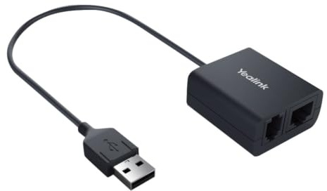 Yealink EHS40 Wireless Headset Adapter Compatible with Jabra, Poly, EPOS, Enables Remote Call Control