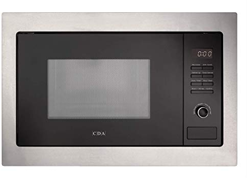 CDA 25L 900W Built-in Microwave with Grill - Stainless Steel