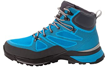 Jack Wolfskin Herren Force Striker Texapore Mid M, Blue / Lime, 47.5 EU