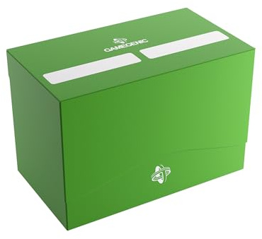 Gamegenic Double Deck Holder 200+ XL Green - Giochi da tavolo - Giochi di carte - Accessori e forniture per giochi da tavolo - Attrezzature di protezione