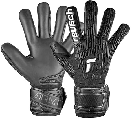 Reusch Attrakt Freegel Infinity Finger Support Gants de Gardien de But pour Adultes avec Evolution Negative Cut et Protection des Doigts, pour Le Gazon Artificiel