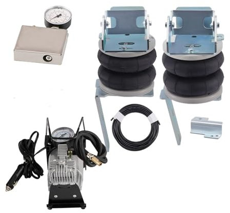 Air Suspension Bag For Transit 2001-2020 Air Suspension With 12V Compressor Kit Air Suspension Spring Bag + 12V Air Suspension Shock Strut