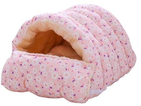 Letto per gatti – Casa a Pelo per Animali Domestico | Tenda per Animali Dolci | Gatto Portatile con Cuscino per Cani, Gatti, Cuccioli, Posto Letto Caldo d'inverno