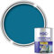 HQC Barn Paint 10L | Garden and Furniture Wood Paint | Outdoor Quick-Drying Protection for Garden Fence | Marina Blue