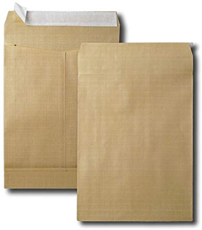 GPV - Boite de 50 Sac à soufflet - Format 24 (260x330x50 mm), sans fenêtre, qualité papier kraft : 120 g/m2 - Certifié PEFC