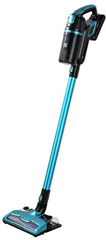 Kalorik TKG SKV 1006 3-in-1 Akku-Hand- und Stielstaubsauger mit Wischfunktion, Turbo-Bürste, Li-Ion 2000mAh Akku, ECO-Modus, 2 Leistungsstufen, 120 Watt, Blau/Schwarz