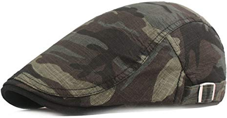 RUICHENG été Casquettes Souples Hommes Camouflage Bérets Chasse Gavroche Chapeaux Plate